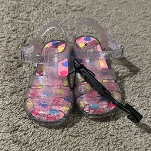 Kids Glitter Jelly Sandals